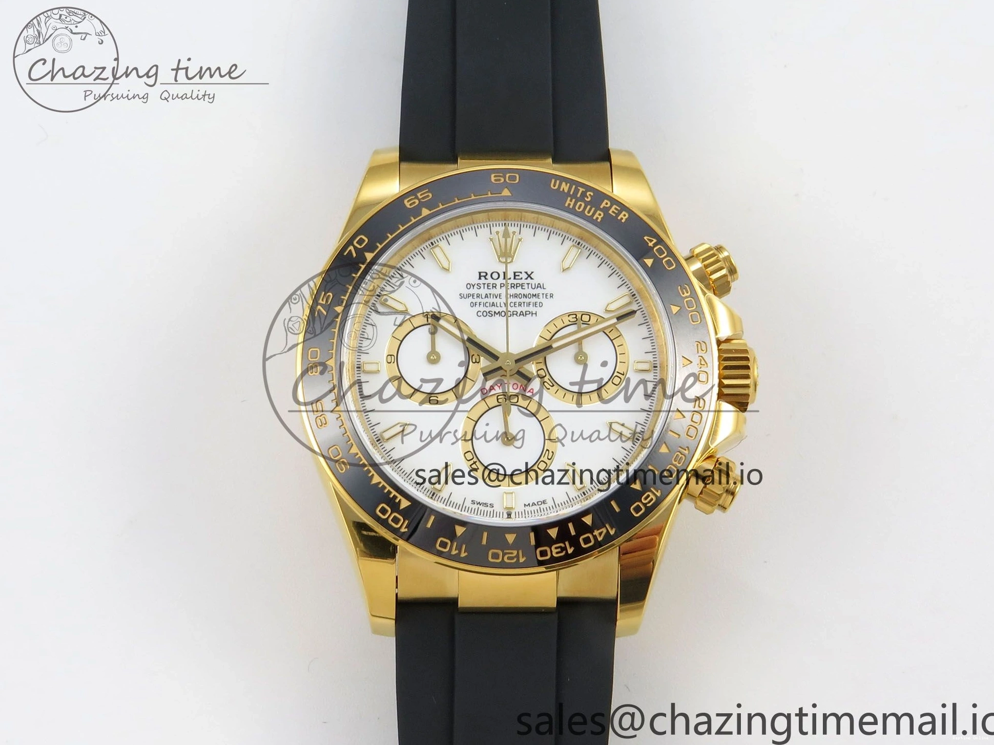 0205 Daytona 126518 VSF 1:1 Best Edition White Dial on Oysterflex Strap VS4131 V2 (Weighted) Breathable 149